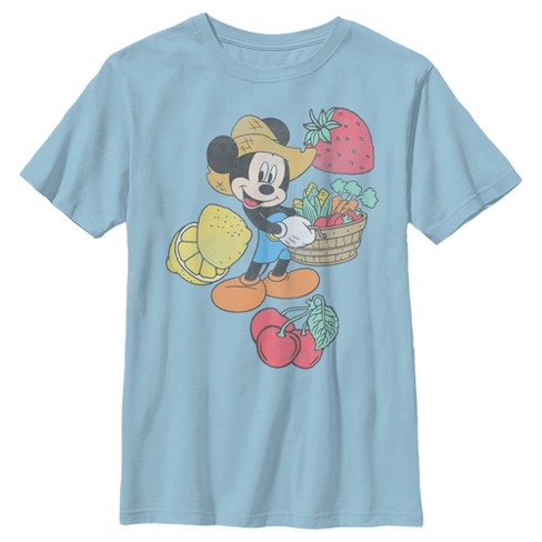 mickey mouse blue t shirt