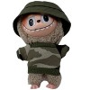 Doll Clothes Superstore Camouflage Knit Shirt with Military Green Hat and Shorts for 17.5 cm Labubu Dolls - 3 of 4