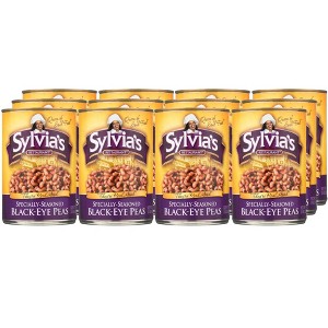 Sylvia's Specially Seasoned Black-Eye Peas - Case of 12/15 oz - 1 of 4