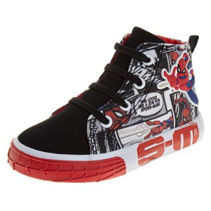 Spider-Man Boys' High Top Sneakers. (Toddler/Little Kids) - 1 of 4