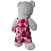 Doll Clothes Superstore Pink Flower Sundress With Purse Fits Large Baby Dolls And Stuffed Animals - 4 of 4