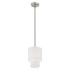Livex Lighting Claremont 1 - Light Pendant in  Brushed Nickel - 4 of 4