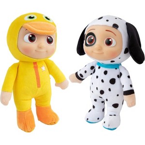 CoComelon 8-Inch JJ Puppy & Duck Plush 2-Pack - Officially Licensed - Soft Stuffed Animal Plushie Doll Toys - For Kids, Boys & Girls, 18+ months - 1 of 4