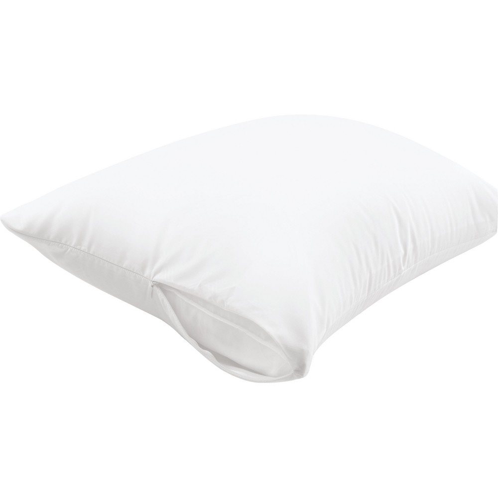 Standard/Queen Ultimate Comfort Breathable Pillow Protector-White -  AllerEase