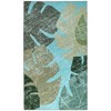 Homefires Faded Tropical Leaves Indoor Rug Only – Soft, Stylish Accent Rug with Botanical Design – Perfect for Living Room or Bedroom - 2 of 3