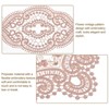 Unique Bargains Polyester Flexible Embroidery Vintage Pattern Washable Table Place Mats 2 Pcs - 3 of 4