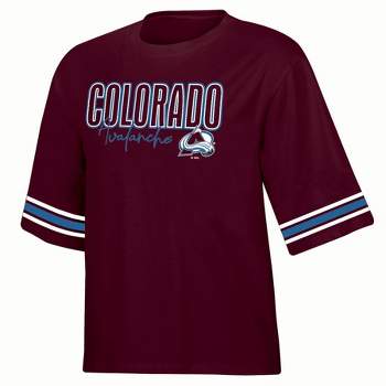 NHL Colorado Avalanche Women's Relaxed Fit Fashion T-Shirt