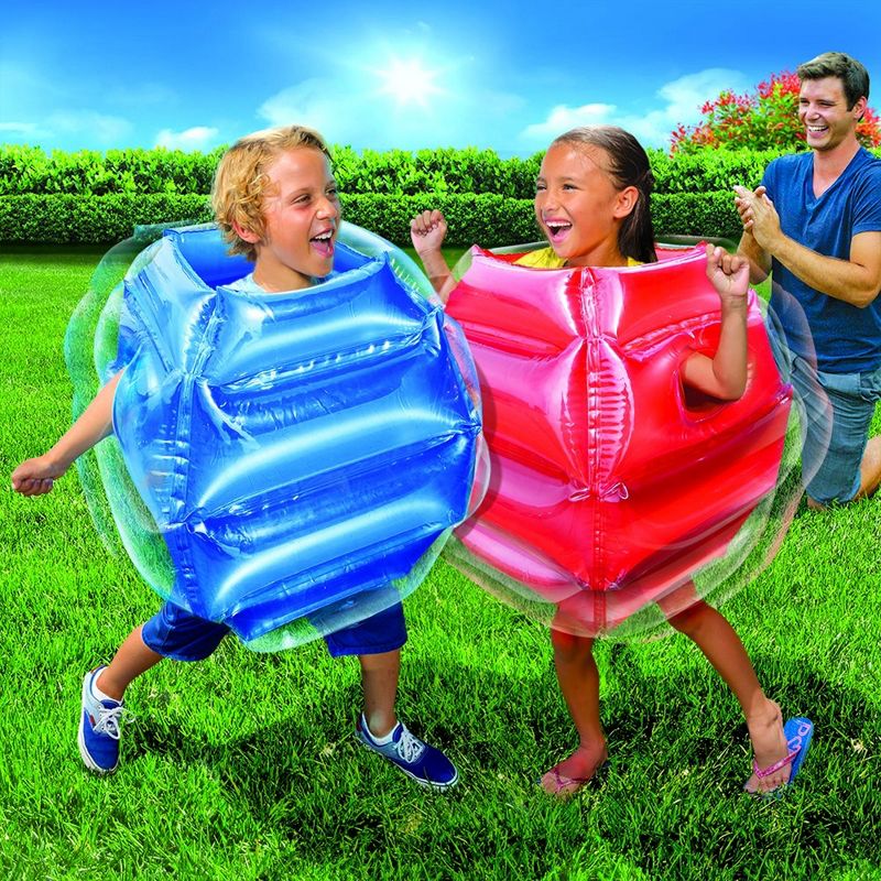 Banzai Sun 'N Splash Fun Kids Inflatable Bounce House & Water Slide Splash Park & Battle Bop Combo Pack with 2 Inflatable Gloves & 2 Body Bumpers, 5 of 7