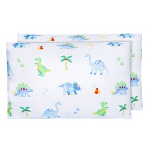 Wildkin Kids Microfiber Pillowcases for Boys & Girls- Toddler (2 pk) - 1 of 4