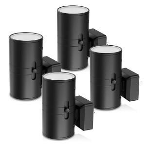 YANSUN 1-Watt Integrated LED Plug-In Night Light, Warm 3000K, Dimmable, Light Sensor, 4-Pack - 1 of 1