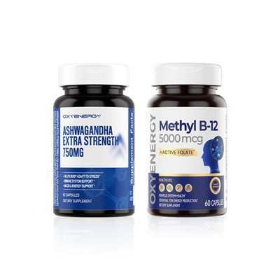 OXYENERGY Methyl B12 & Ashwagandha Bundle