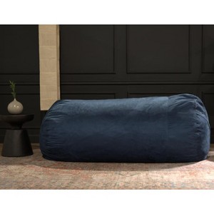 CAVINAS Suede Cylindrical Bean Bag Chair for Adults & Kids,Soft Bean Bag Ottoman,Accent Chairs for Living Room - 1 of 4