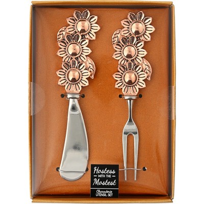 Pavilion Gift Company Floral - Charcuterie 2 Piece Utensil Set - Kitchen Utensil Sets — фото 7