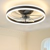 VYNXARIA Sleek White Aura Ceiling Light Fan,Style Meets Functionality - 2 of 4