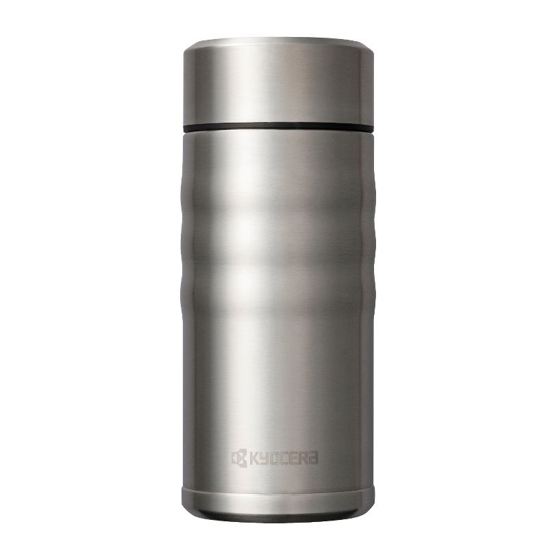 Kyocera Stainless Steel 12 Ounce Twist Top Insulated Travel Mug, 1 of 2