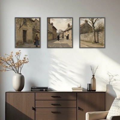 Floral Canvas Wall Art with Strong Artistic and Visual Aesthetics,3 - Pieces