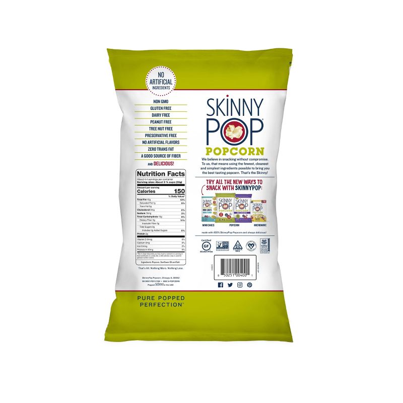 SkinnyPop Original Popcorn - 4.4oz, 3 of 5