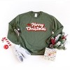 Simply Sage Market Women's Graphic Sweatshirt Merry Christmas Hat - 3 of 4