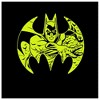 Batman Neon Yellow Logo and Character Black T-shirt Toddler Boy to Youth Boy - 2 of 2