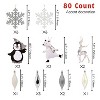 Every Day is Christmas Deluxe 80 Piece Set of Shatterproof Ornaments, Full Tree Ornament Set, Christmas Balls and Decorations - 3 of 4