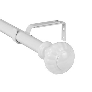 Urbanest 1-inch Diameter Doorknob Adjustable Single Drapery Curtain Rod - 1 of 4