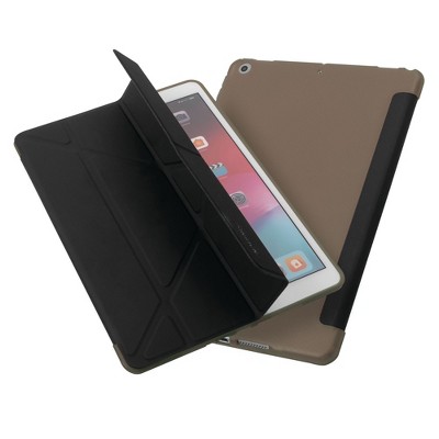 Insten Tablet Case Compatible with iPad 10.2" 8th & 9th Generation, Multifold St&, Magnetic Cover Auto Sleep/Wake, Pencil Charging, Black