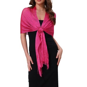 INSPIRE CHIC Women's Fashion 100% Polyester Pashmina Shawls 1 Pc - 1 of 4