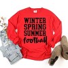 Simply Sage Market Winter Spring Summer Football Garment Dyed Long Sleeve - 3 of 4