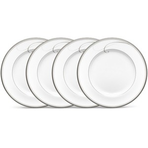 Noritake Platinum Wave Set of 4 Bread & Butter/Appetizer Plates - 1 of 2