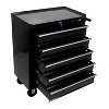 Belatt 5-Drawer Tool Chest with Wheels, Rolling Tool Storage Cabinet for Garage & Workshop, Locking System, Removable Toolbox, Black - 3 of 4