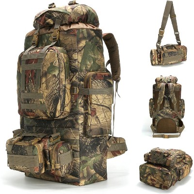 100L Camping Hiking Backpack Molle Rucksack Military Camping Backpacking Daypack
