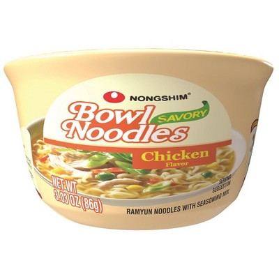 Nongshim Bowl Noodle Soup Savory Chicken 3.03 oz