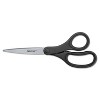 Westcott KleenEarth Basic Plastic Handle Scissors 7" Long Pointed Black 15582 - 2 of 2