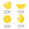 Big Dot of Happiness So Fresh - Lemon - DIY Shaped Citrus Lemonade Party Cut-Outs - 24 Count - 3 of 4