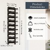 HOMLUX Industrial 9/12 Bottle Wine Rack Drinks Storage Organizer: Wall Mounted, Home Bar, Kitchen - 4 of 4