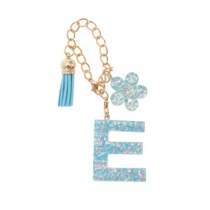 Unique Bargains Flower Heart Sequin Letter Water Cup Pendant Pink 1 Pc - 1 of 4