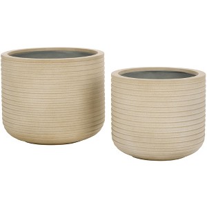 Nardo Planter Pot Set Of 2 - PAT1530 - Indoor/Outdoor - Safavieh - 1 of 4