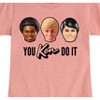 Girls' - Barbie - You Ken Do It- Girls Fitted Short Sleeve Graphic T-Shirt Fitted Short Sleeve Graphic T-Shirt - 2 of 4