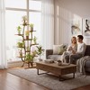 Fortune Candy 61" Tall Corner Shelf with LED Lights, Modern Display Shelf for Books, Plants, and Pet, MDF+Metal - 3 of 4