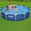 Bestway Steel ProRectangular Metal Frame Above Ground Outdoor Backyard Swimming Pool - 2 of 4