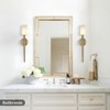 CityFurn 1-Light Modern Gold Wall Sconce with Alabaster Shade (Set of 2) - 4 of 4