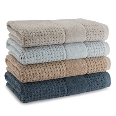 White Turkish Cotton Spa Towel Set, 6-Piece