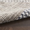 Nourison Asilah 2'2" x 8'2" Mocha Diamond Indoor Rug - 4 of 4