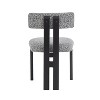 Kumasinova Armless Dining Chairs Set of 2,Upholstered Chairs with Fabric Seat,Metal Legs,Ergonomic Chairs for Dining Room,Kitchen - 4 of 4