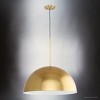 Urban Ambiance Luxury Mid-Century Modern Indoor Pendant,  12-1/2''H x 23-5/8"W x 23-5/8''D,  Brushed Gold Finish, UHP4796 - 3 of 4
