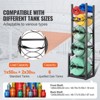 VEVOR Refrigerant Tank Rack, with 1 x 50lb, 2 x 30lb and Other 3 Small Bottle Tanks, Cylinder Tank Rack 15.55x12.99x49.8 in - 3 of 4