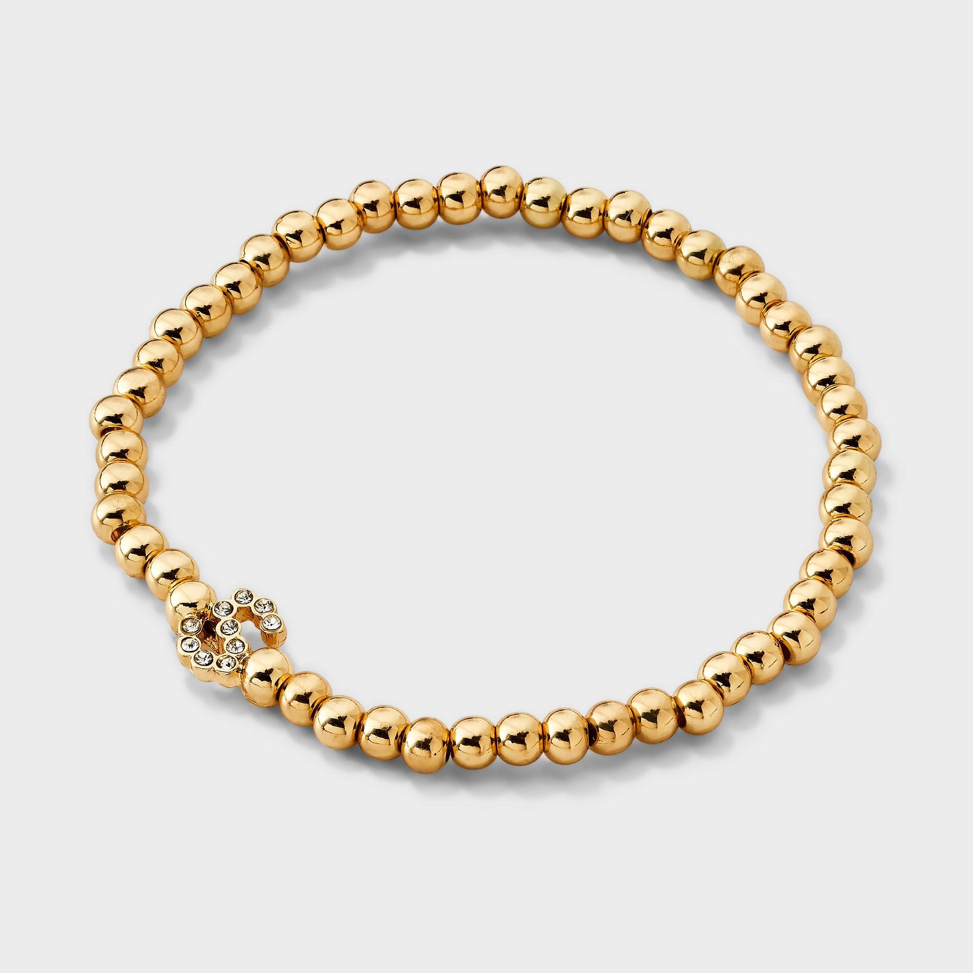 SUGARFIX By BaubleBar Spoken For Bracelet Initial "S" - Gold