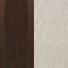 Martha Stewart Jett Solid Wood Platform Bed with Upholstered Base and Inset Paneled Headboard, Wood Slat Bottom, No Box Spring Needed - 3 of 4