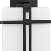 Progress Lighting Ellery 1-Light Outdoor Black Wall Lantern with Opal Glass - Modern Farmhouse, Craftsman, Transitional - 3 of 3