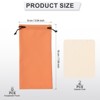 Unique Bargains Portable Drawstring Eyeglass Storage Bags 8 Pcs 7" x 3.5" - 2 of 4